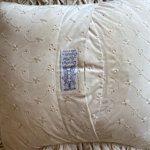 Dorothy’s Ruffled Originals Lacey Eyelet Ruffled Pillow - Picture 5 of 6